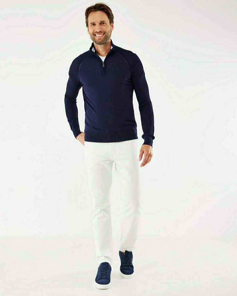 Mexx Structure raglan sweater Navy Niebieskie | RMYBI7158