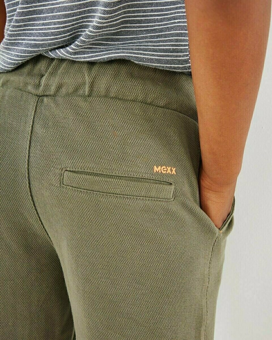 Mexx Structure short Army Green Zielone | JNCAP0473