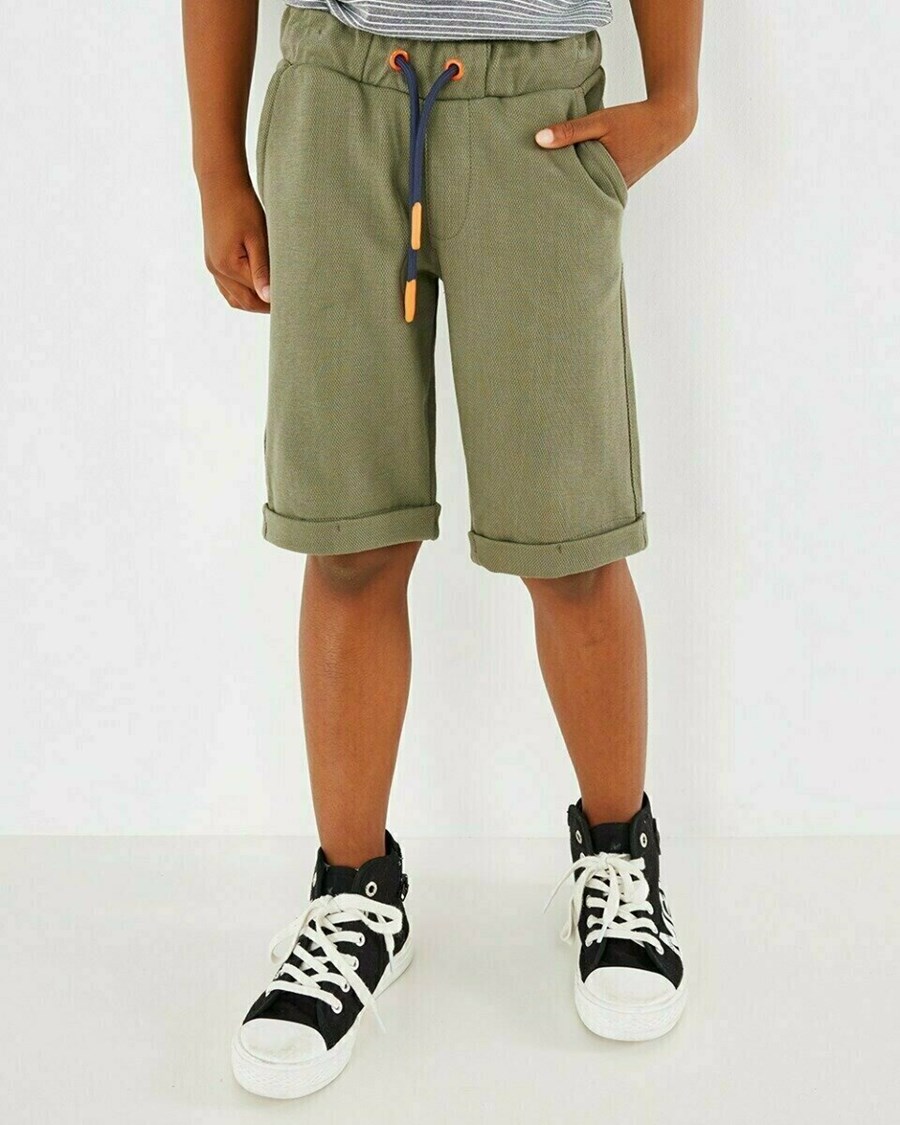 Mexx Structure short Army Green Zielone | JNCAP0473