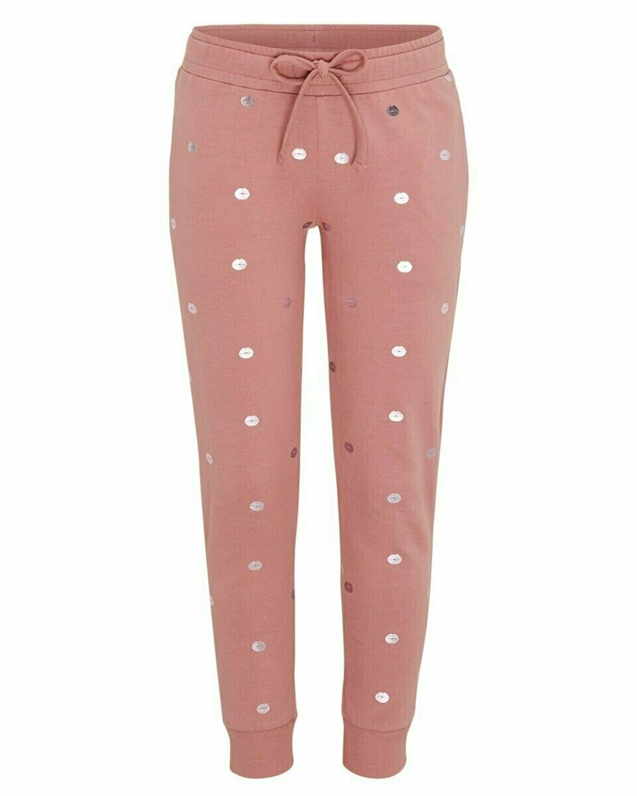 Mexx Sweat pants loose fit Old Pink Różowe | VATKD8731