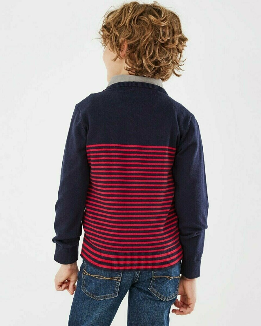 Mexx Swetry Navy Niebieskie | IRHCU4035