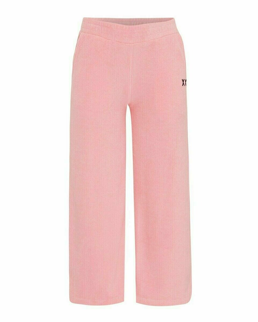 Mexx Szerokie toweling pants Pink Różowe | KCSGO4591