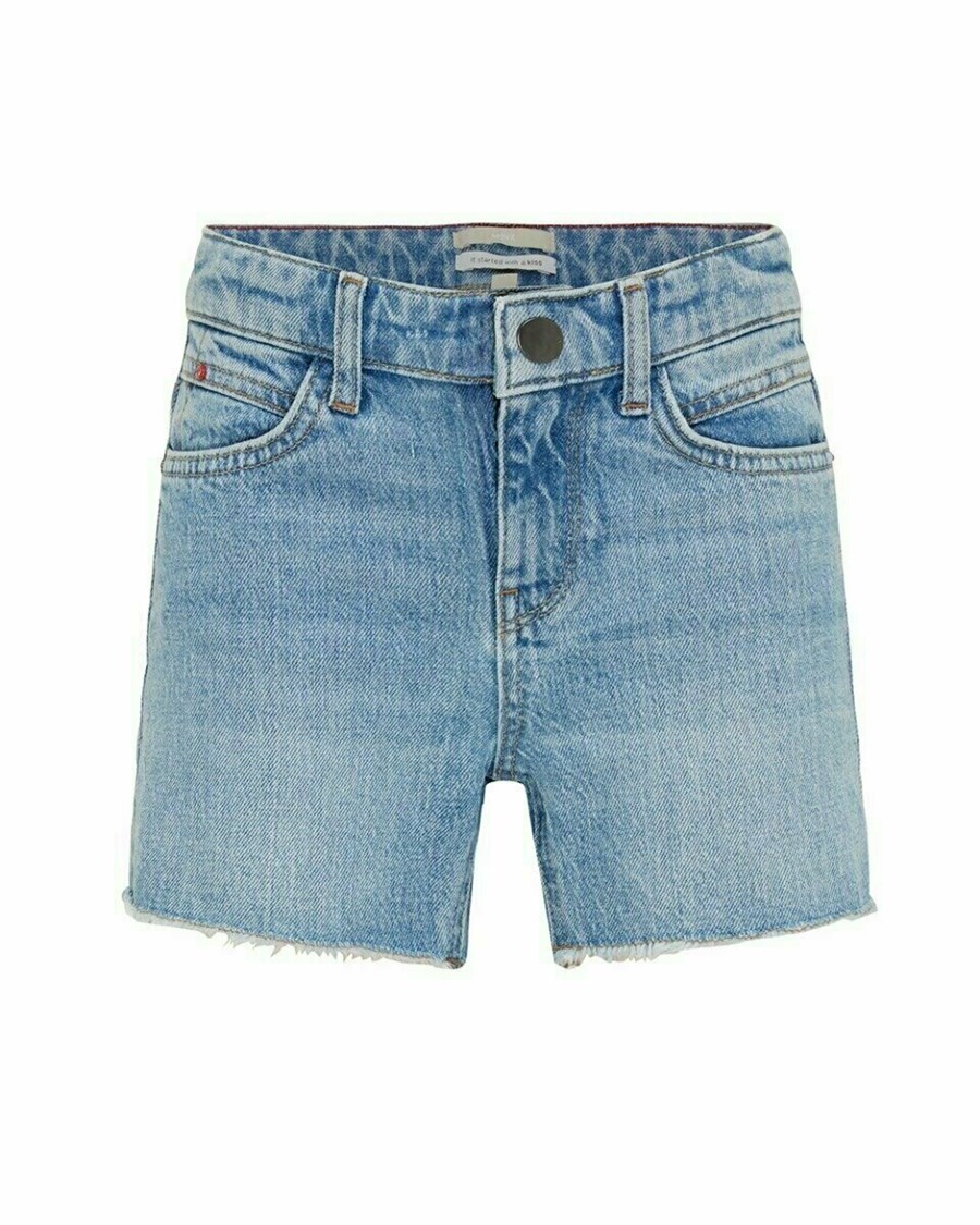 Mexx TINA SHORT Mid waist/ Regular leg denim Light Bleach Niebieskie | KNSVH6103