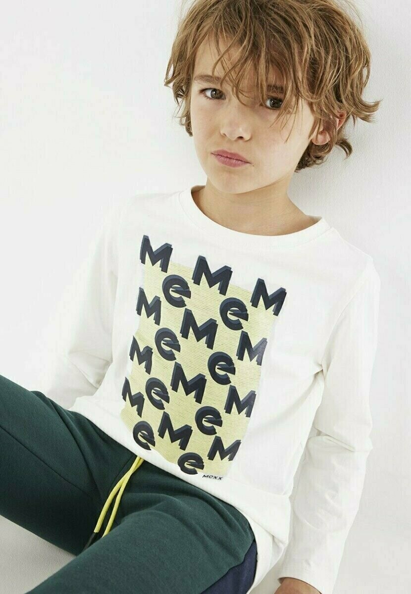 Mexx T-Shirt LS Off white Białe | DCLGF8375