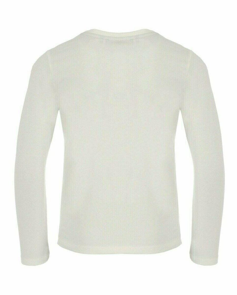 Mexx T-Shirt LS Off white Białe | NSQID9417