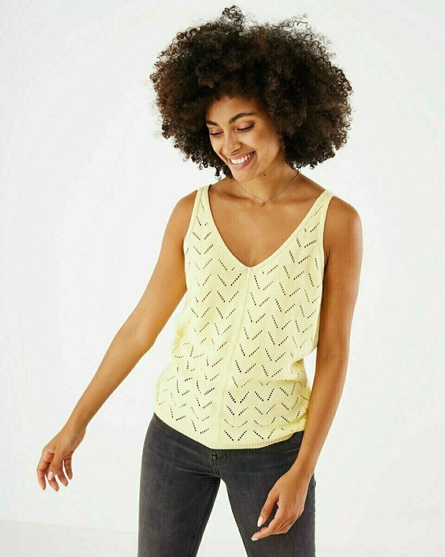 Mexx Tanktop Yellow Żółte | GNEJW6059