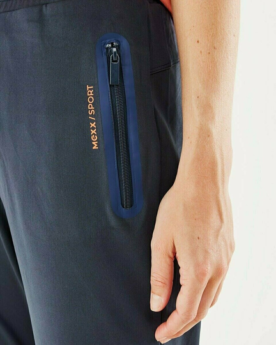 Mexx Technical tennis pants Navy Niebieskie | TWEAJ6192