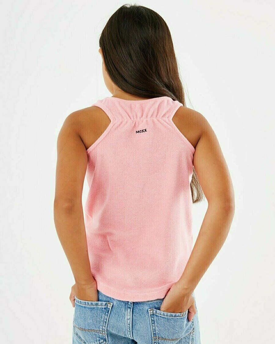Mexx Toweling singlet Pink Różowe | KRFSG3594