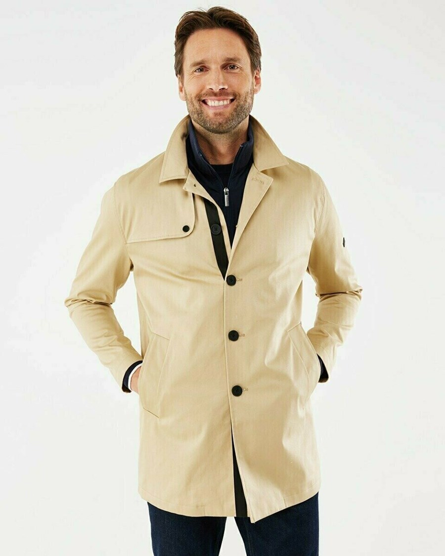 Mexx Trenchcoat with Bib Sand Beżowe | LRBFO7920