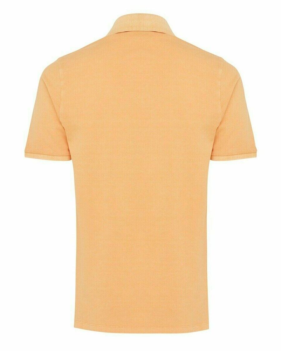 Mexx Washed polo Orange Pomarańczowe | DJGRK3649