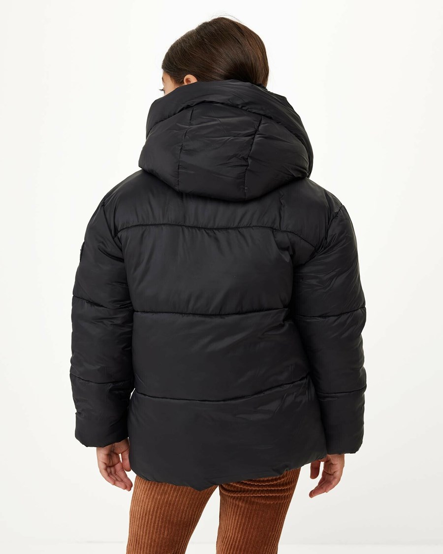 Mexx Zakapturzony padded jacket Black Czarne | NRBYC3769