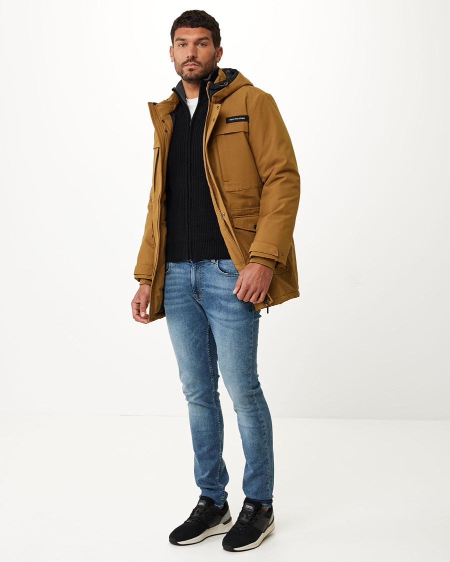 Mexx Zakapturzony parka Golden Brown Brązowe | PDICY7380
