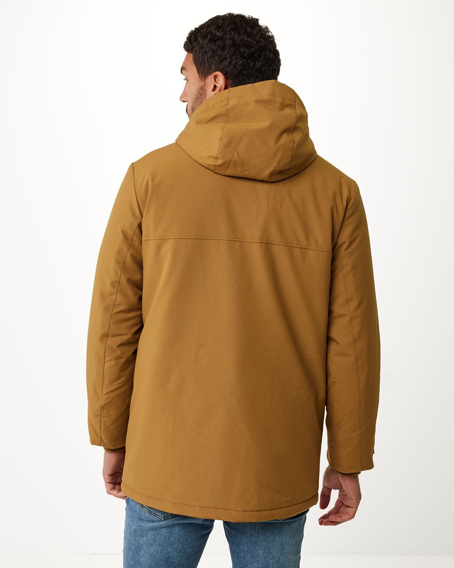 Mexx Zakapturzony parka Golden Brown Brązowe | PDICY7380