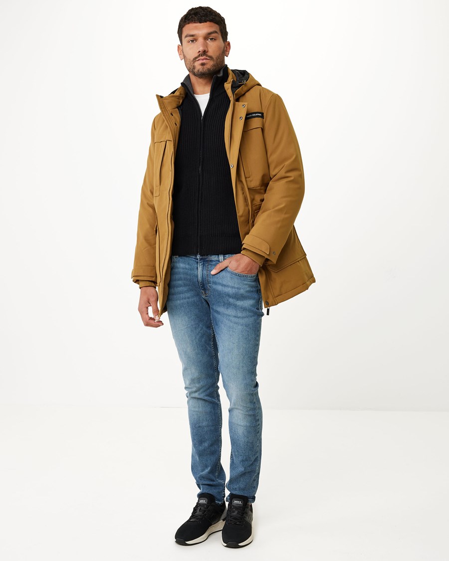 Mexx Zakapturzony parka Golden Brown Brązowe | PDICY7380