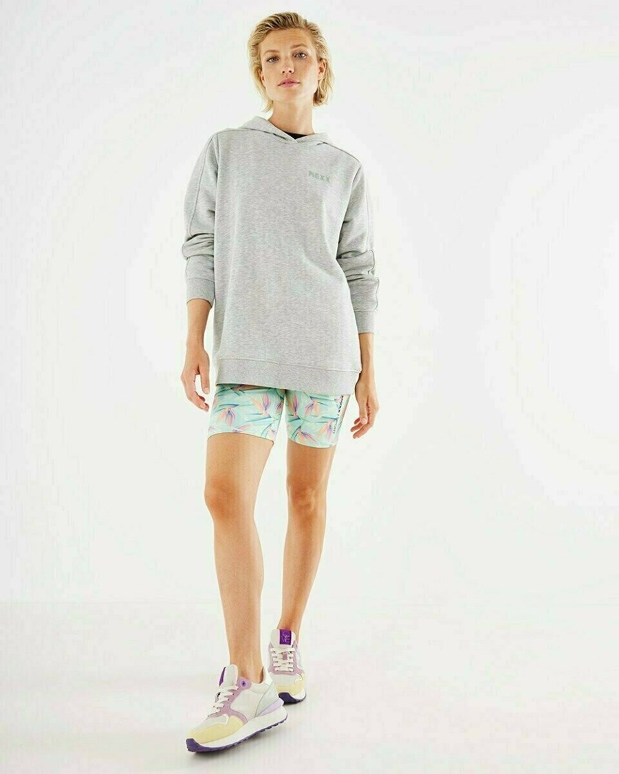 Mexx Zakapturzony sweater Grey Melee Szare | OMPFB4820