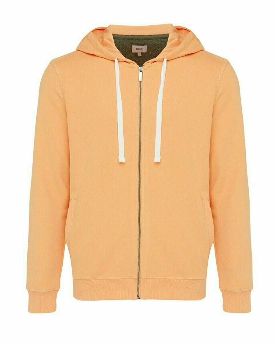Mexx Zakapturzony zipthrough cardigan Orange Pomarańczowe | NYBUF7849