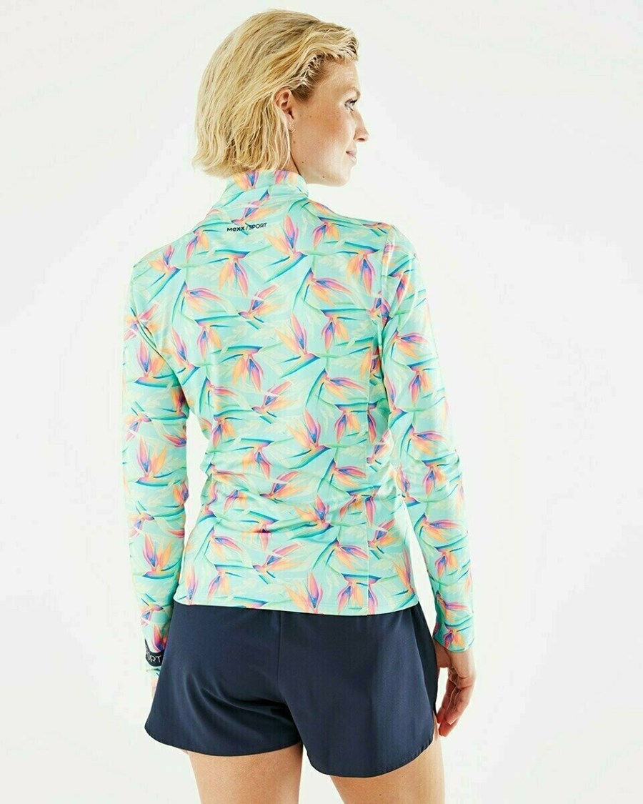 Mexx Zipped cardigan Light Mint Zielone | NVEGB0839