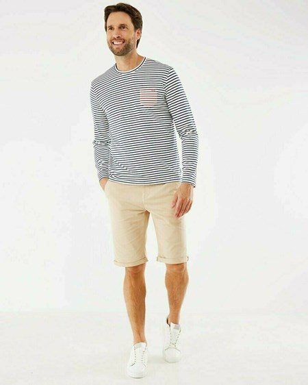 Mexx Long Sleeve t-shirt Navy Niebieskie | SITAX2963