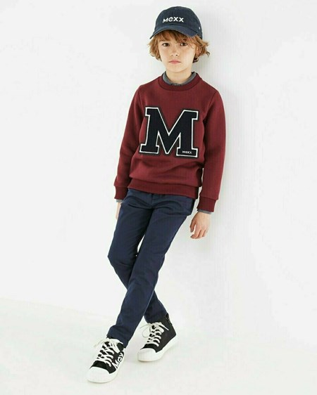 Mexx Sweatshirt Bordeaux Red Czerwone | JYURI1067