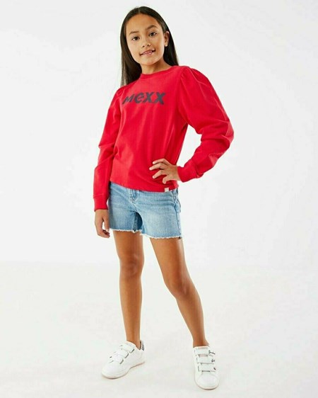 Mexx TINA SHORT Mid waist/ Regular leg denim Light Bleach Niebieskie | KNSVH6103
