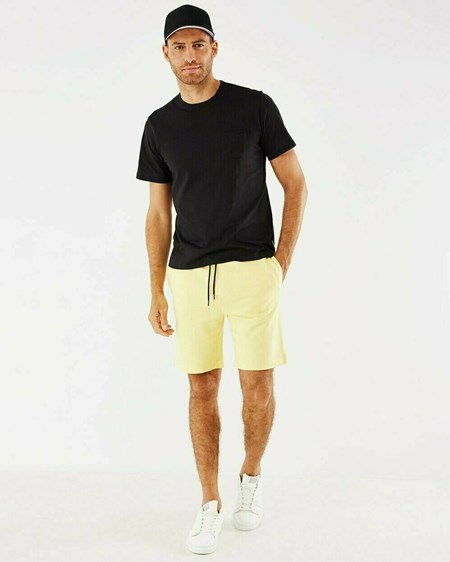 Mexx T-shirt chest pocket Black Czarne | WADNM9146
