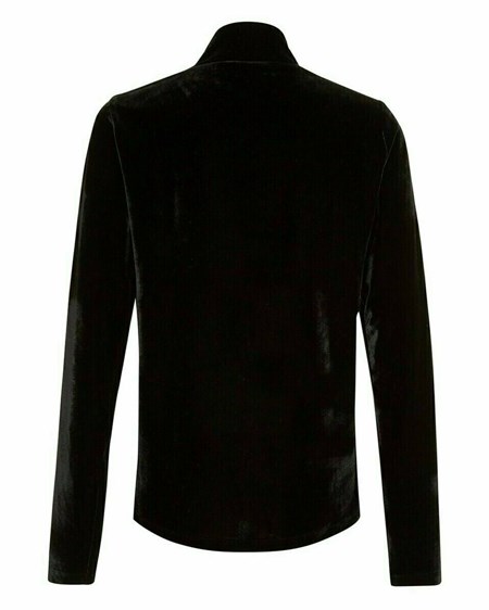 Mexx Velvet top Black Czarne | UBNAX4027