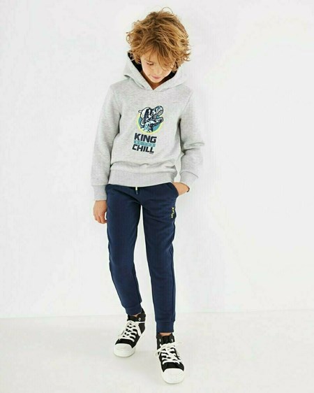 Mexx Zakapturzony sweater Grey Melee Szare | DZRGI4218